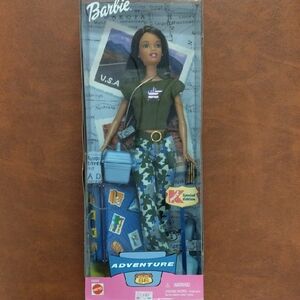 Barbie Adventure Doll with Green Top and Camouflage Pants